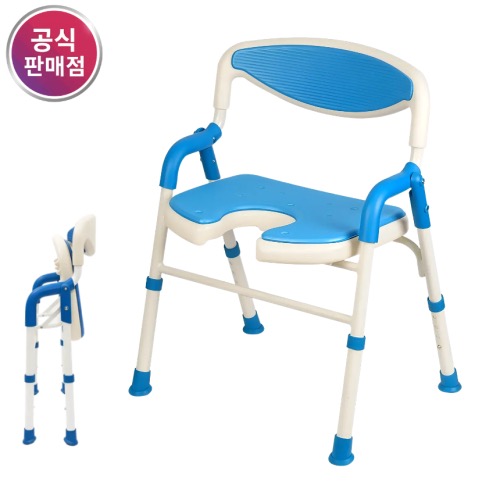 진산메디칼 U자형 접이식 목욕의자 JS-185 상품 사진